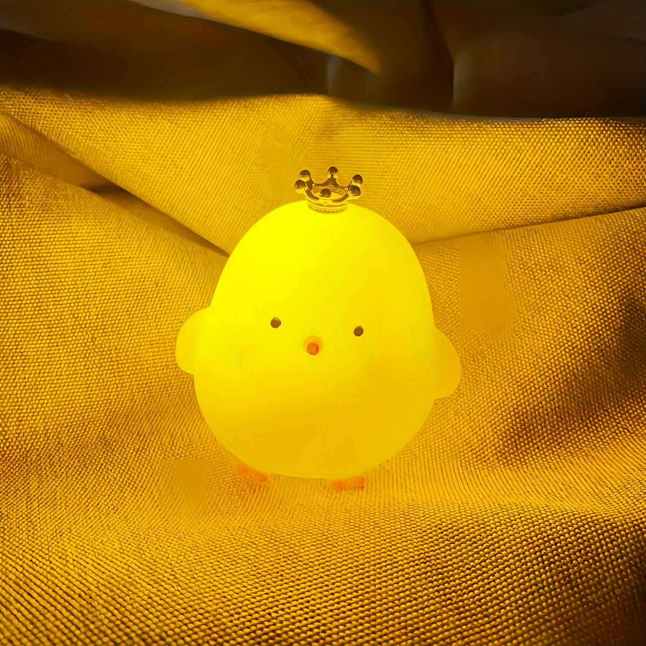 Charming Chick LED Table Lamp - Soft, Battery-Operated Light for Bedroom, Study, and Office Decor & Gifts.