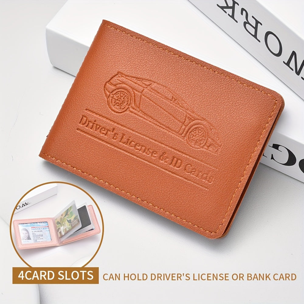 Stylish and lightweight cardholder designed to hold credit cards, driver's licenses, and ID cards for everyday use.