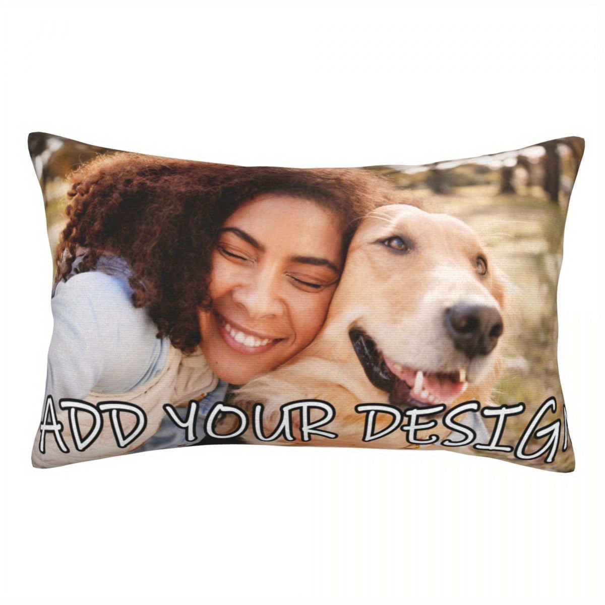 A unique square throw pillow cover featuring your own photo and special text - a great gift for birthdays, anniversaries. Made from soft polyester, this custom design pillow cover is a perfect personalized gift idea.