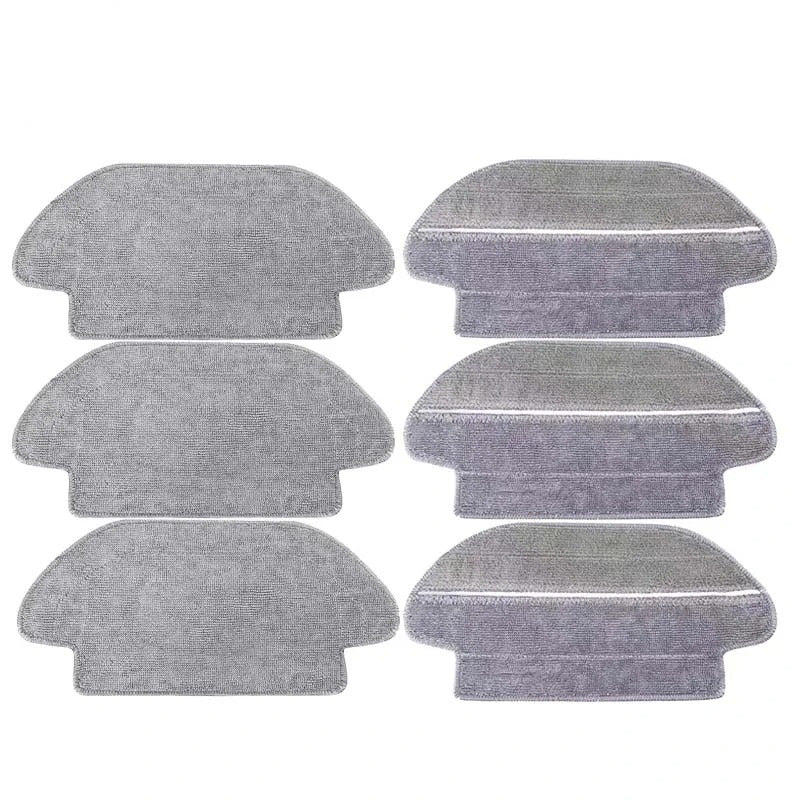 Three sets of three mop cloths, designed for use with Xiaomi Mijia Mop Pro Stytj02Ym 3C 2S S10 B106GL VIOMI V2 Pro / V3 SE 2S Vacuum Cleaner Accessories.