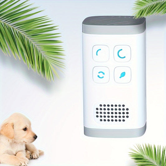 Mini Air Purifier with automatic timer function for energy-saving. Ideal for use in toilet, bathroom, kitchen, home, office, car, and foyer.