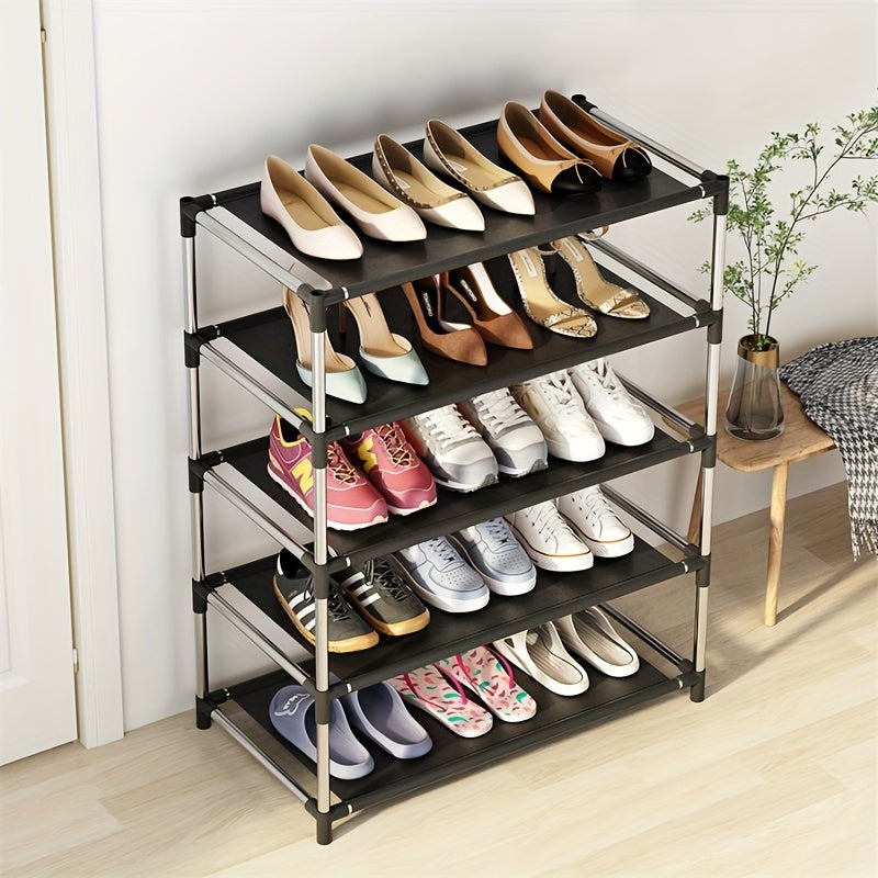 Renters and dorm residents can utilize this Storage Shoe Cabinet. Designed for small spaces, this Multi-layer Economic Storage Magic Shoe Rack is perfect for narrow dorms and rental houses. Its simple design makes it easy to use and an ideal solution for