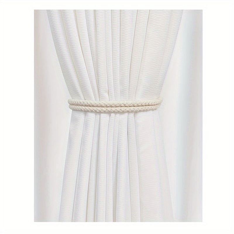 Enhance Your Home Decor with Set of 2 Adjustable Buckle Curtain Tiebacks in Classic Style - Ideal for Holding Curtains & Drapes in Bedroom, Living Room, and Beyond. Simple Installation, Long-lasting Durability, and Versatile Usage.