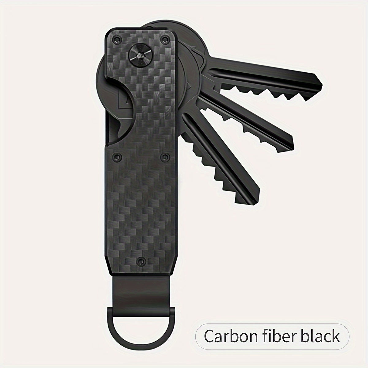 Forever Miyin Sleek Aluminum Key Organizer is a compact and lightweight key holder with a secure twist lock. It is scratch-resistant and makes an ideal gift for both men and women.