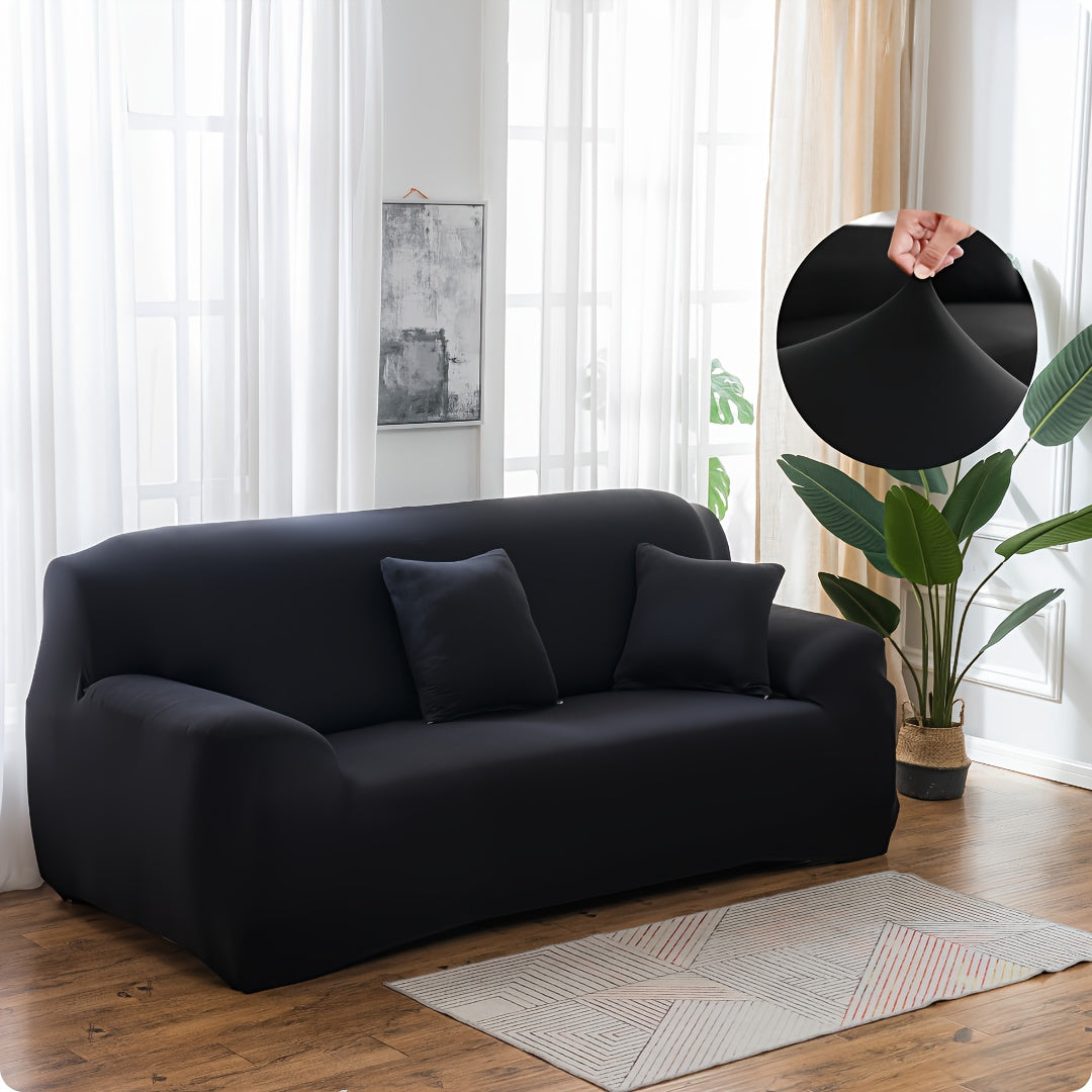 Durable, non-slip sofa cover resistant to cat scratches, suitable for any room, with minimalist design for home decoration.