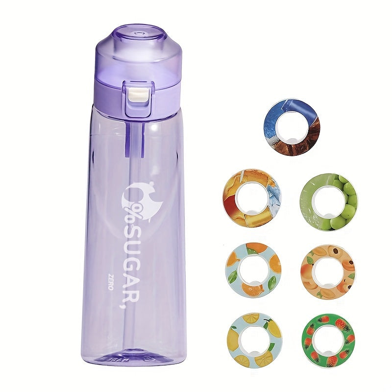 New hot sale capsule water bottle set with 7 fruity scented flavors, perfect for outdoor sports.