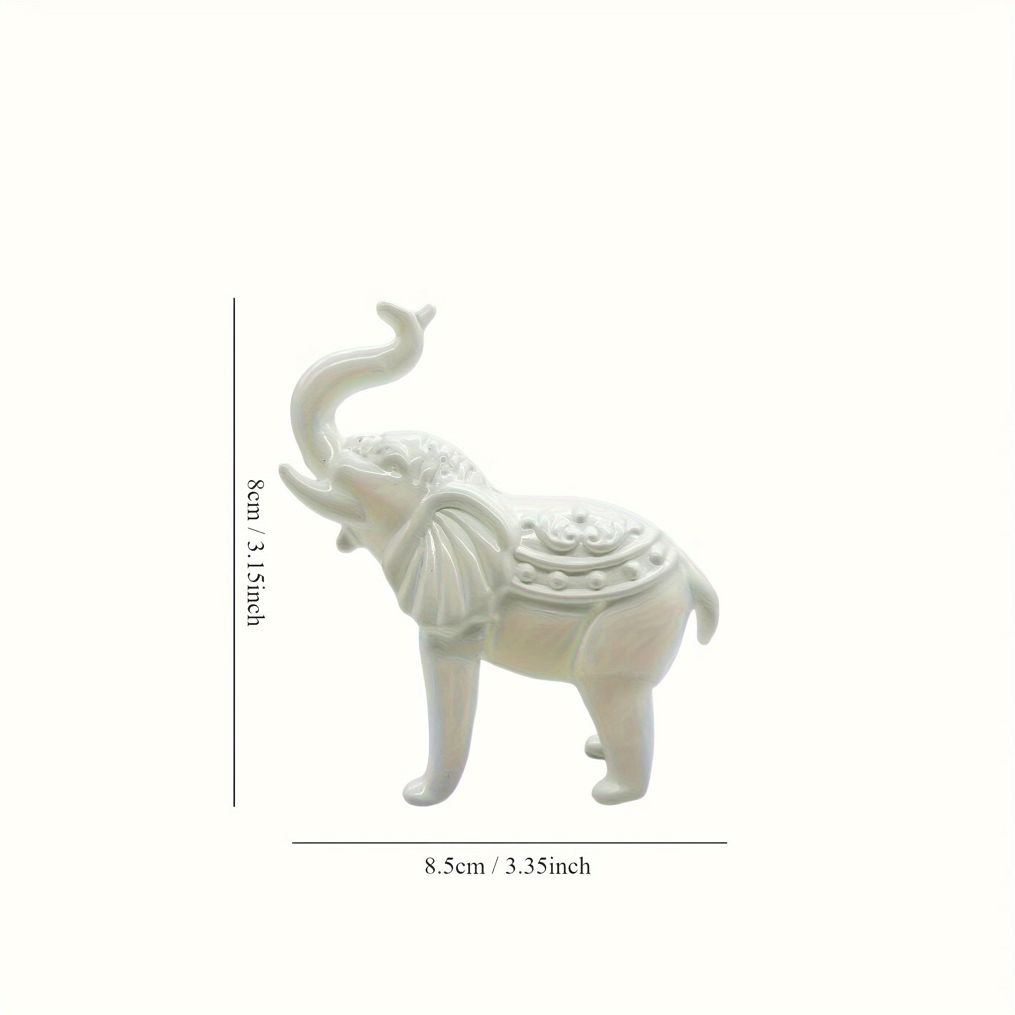 Crystal elephant figurine is a classic collectible home decor item for various holidays and occasions, making it a universal gift with no need for electricity.