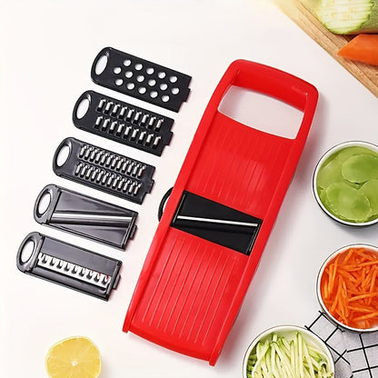 '- Set of 16 Pieces: Vegetable Shredder, Multifunctional Fruit Slicer, Manual Food Grater, Vegetable Slicer, Knives, Containers, Onion Shredder Chopper with Interchangeable Blades
- Household Potato Shredder and Kitchen Supplies
- Kitchen Gadgets for all