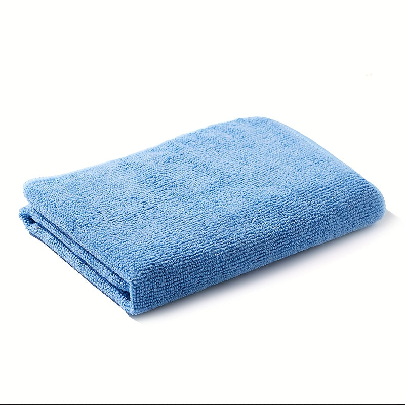 Pack of microfiber cleaning cloths made of woven polyester for a streak-free shine on various surfaces indoors and outdoors. These super absorbent towels are perfect for use in the bathroom, kitchen, patio, and more. Makes a great gift for Christmas or