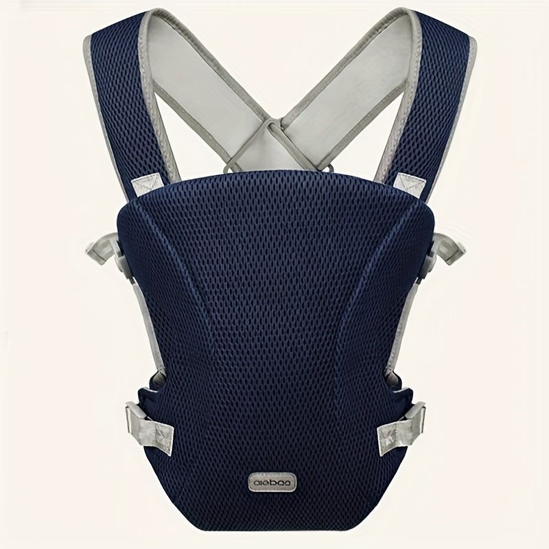 Lightweight all-season waist stool carrier for kids in deep gray, red, or navy - easy to carry while traveling.