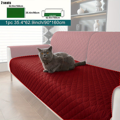 Anti-slip sofa cushion protective pad suitable for all types of sofas, machine washable.