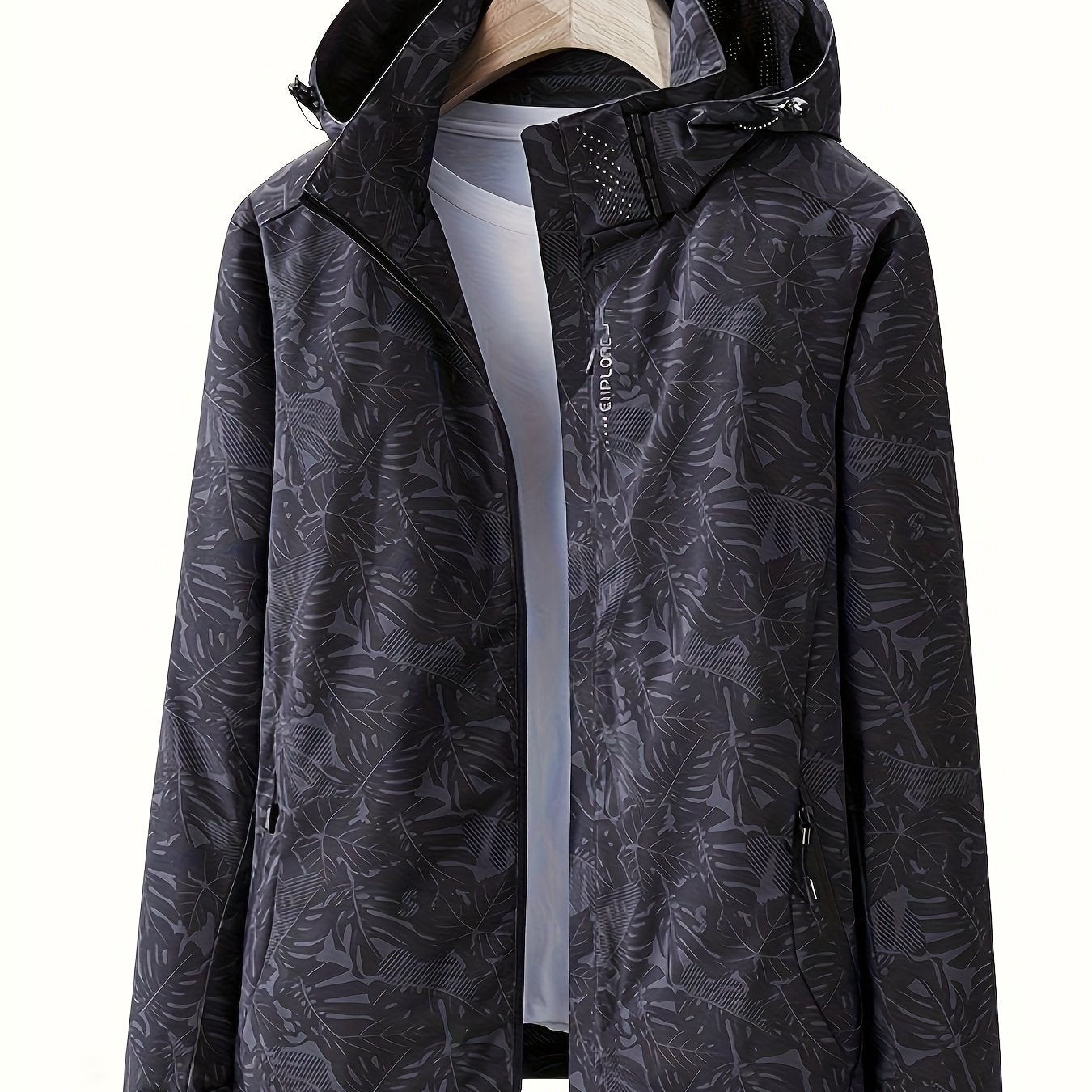 Women's Camouflage Outdoor Jacket with Removable Hood