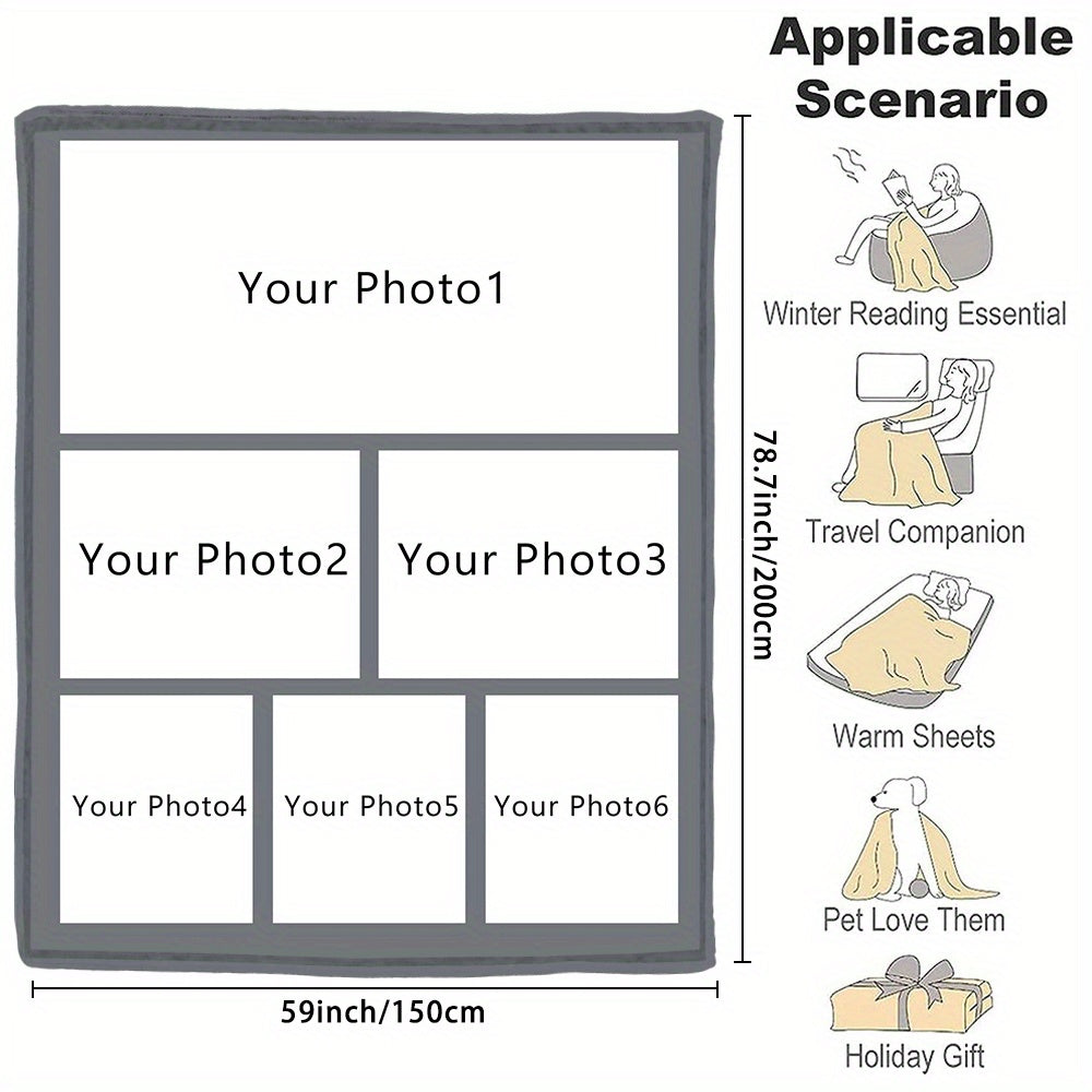 Настройте фланелевое фотопокрывало - уютный и мягкий плед с вашим изображением - идеально подходит для подарков, дома, офиса или для комфортного использования в пути.