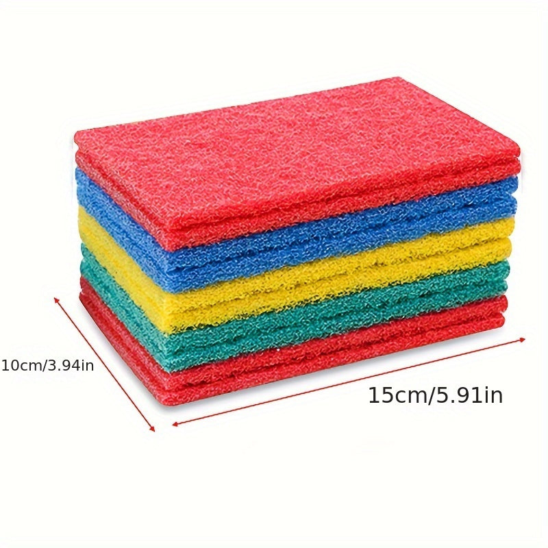 20 green microfiber cleaning sponges, vintage style for home kitchen use. Made of polyester, with low shedding and machine washable. Ideal for scrubbing dishes, cleaning pots, and other kitchen tasks.