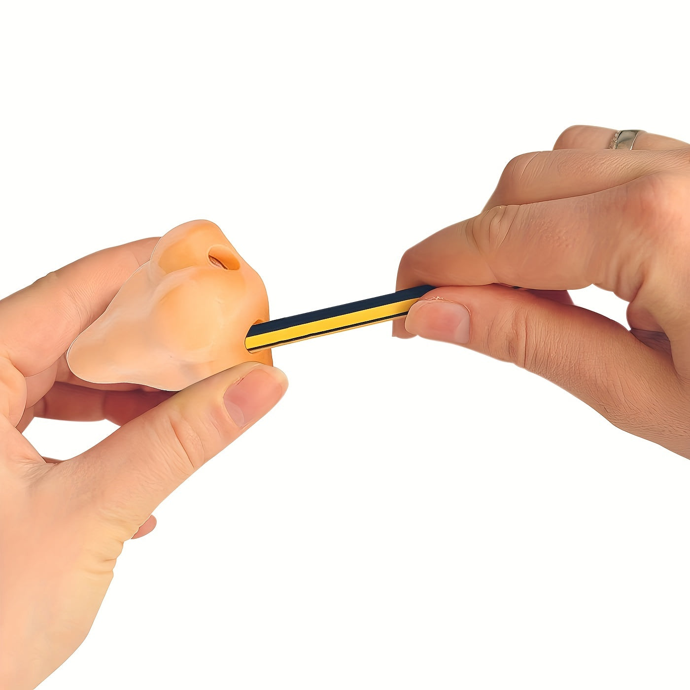 1 nose-shaped pencil sharpener, perfect for a quirky and fun sharpening experience.