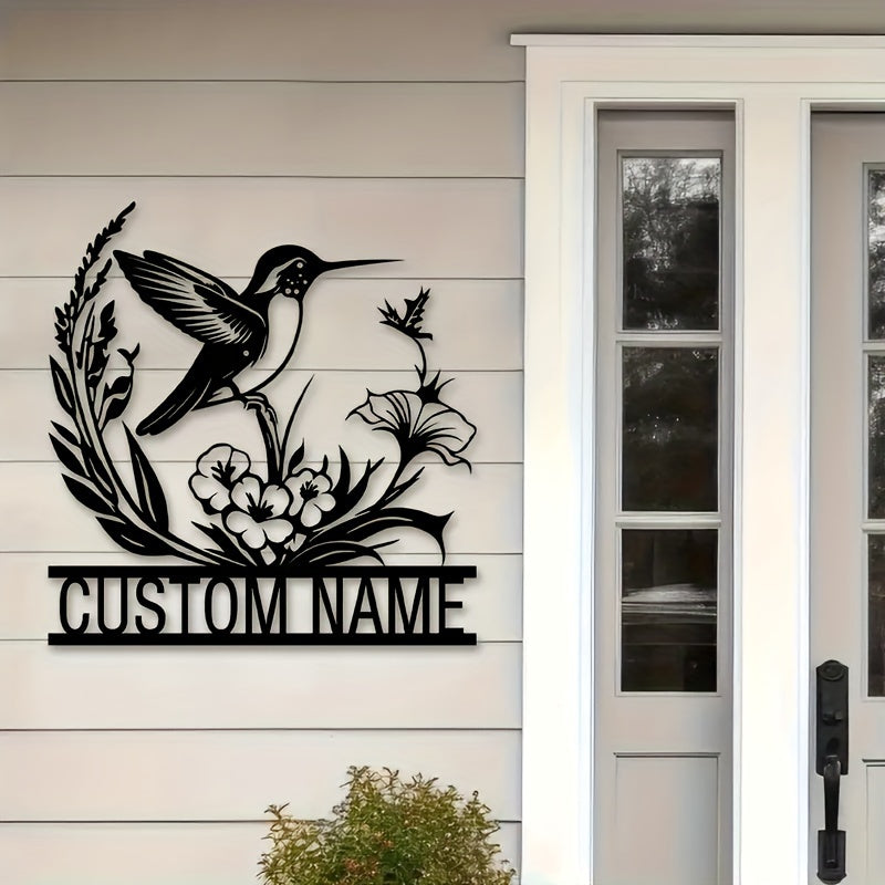 Personalized Metal Bird Flower Wall Art - Farmhouse Decor for Porch or Courtyard

Add a touch of charm to your home with this stunning metal wall art featuring a personalized bird and flower design. This customizable piece is perfect for adding a unique