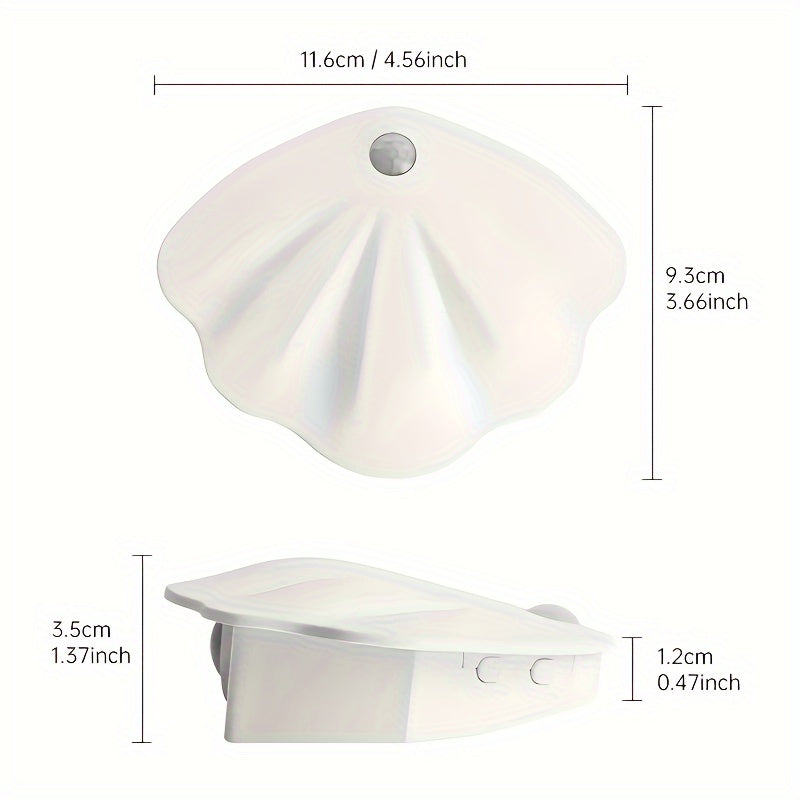 Sleek motion sensor wall light with adjustable brightness, USB powered, 3 color options for various spaces.