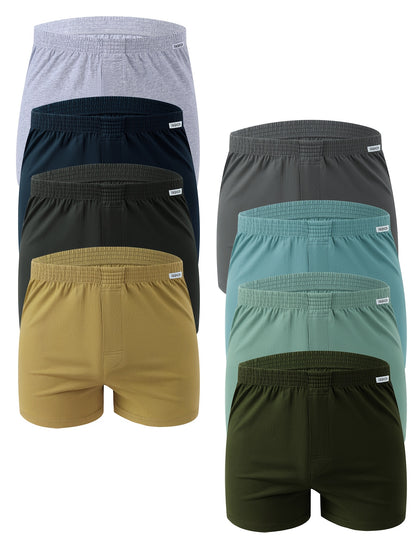 Men's Aro Pants Loose Version Boxer Shorts - Pack of 3 - 2024 New Large Size Cotton Sleep Pants