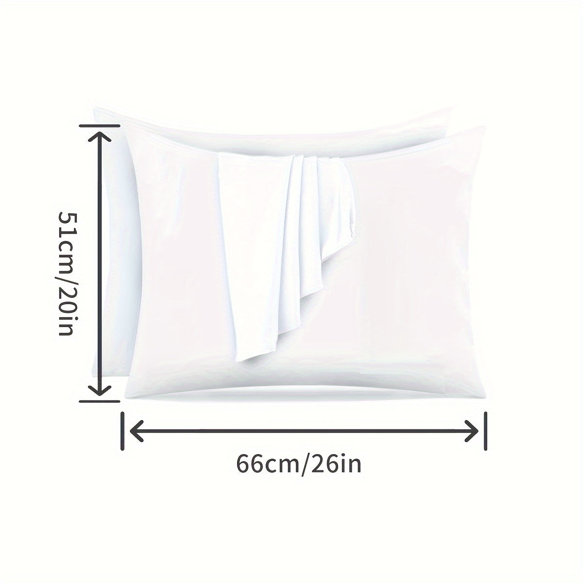 This pillow protector cover is made of 100% polyester knitted fabric that is waterproof and ultra-soft. The thick white pillowcase is breathable and machine washable with a zipper closure. It is water-resistant and features active printing, weighing 110g