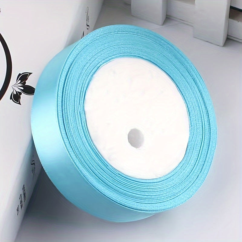 25 yards of 2.5cm wide satin ribbon for headbands, gift wrapping, and crafts.