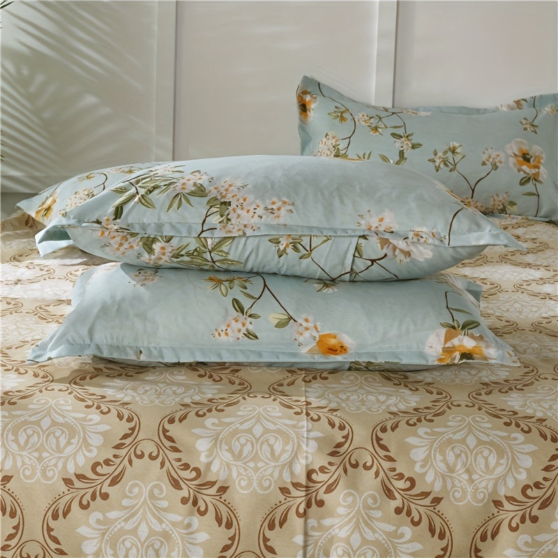 This modern style printed pillowcase is sold individually, please note that only one pillowcase is included in each order. If you need a pair, simply order two. Made from soft, comfortable, and breathable material, this pillowcase is suitable for all