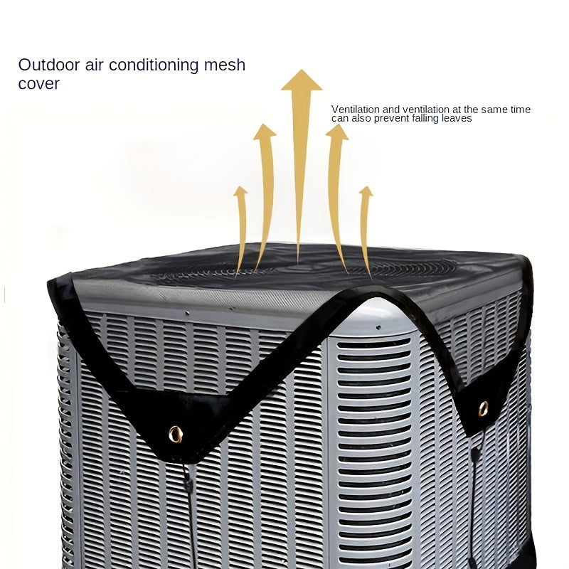 Protect your outer AC unit with our durable Oxford fabric cover, designed to keep out mosquitoes and branches. Installation is quick and easy with no power required – simply secure with the buckle straps.