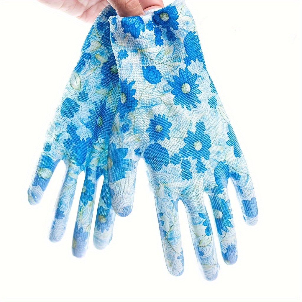 4/8/12pcs Women's Gardening Gloves with Advanced Grip, Durable and Breathable, Perfect for Gardening, Landscaping, and Protecting Nails and Fingers, Random Color