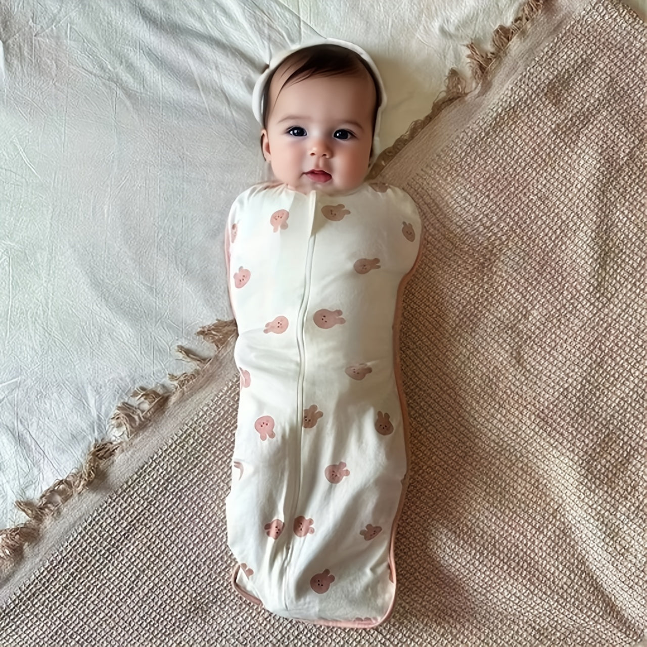 Newborn Baby Sleeping Bag with Anti-shock Feature, Light Zipper, and Crawling Suit - Perfect Halloween or Christmas Gift for Baby.