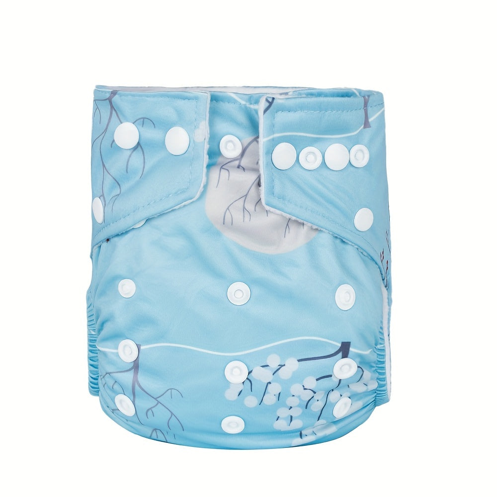 Soft Microfleece Babyland Cloth Diapers are designed for easy insert removal, with a double row snap for a secure fit. They feature delicate workmanship for comfort and leak protection, suitable for children ages 0-3.