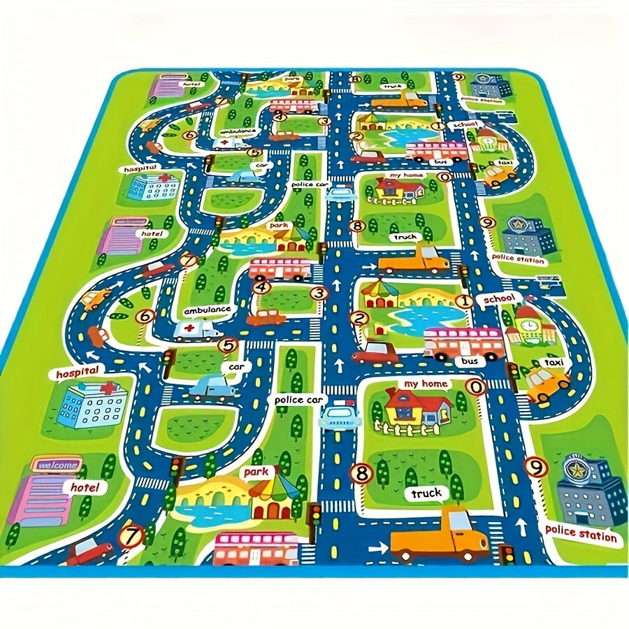 Single-Sided Crawling Mat made of Eva Foam Material, 160*130*0.5cm in size, Moistureproof & Waterproof Game Mat