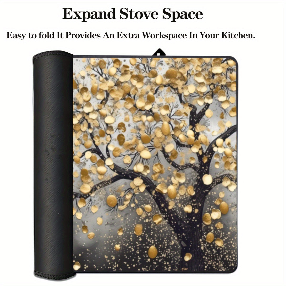 Protect your electric stove top with this extra large anti-slip mat made from premium natural rubber. Measuring 72.39cm x 52.07cm, this mat is perfect for covering glass cooktops and preventing scratches. Use it as a multipurpose oven and appliance mat