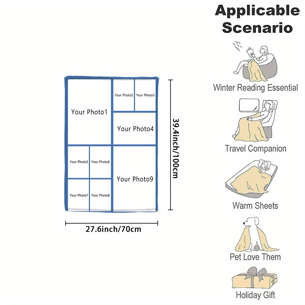 Настройте уютное фланелевое плед для вашей любимой пары с особым фотодизайном. Это мягкое и теплое одеяло идеально подходит для уютного времяпрепровождения на диване, кровати или даже для походов. Это продуманный и персонализированный подарок для