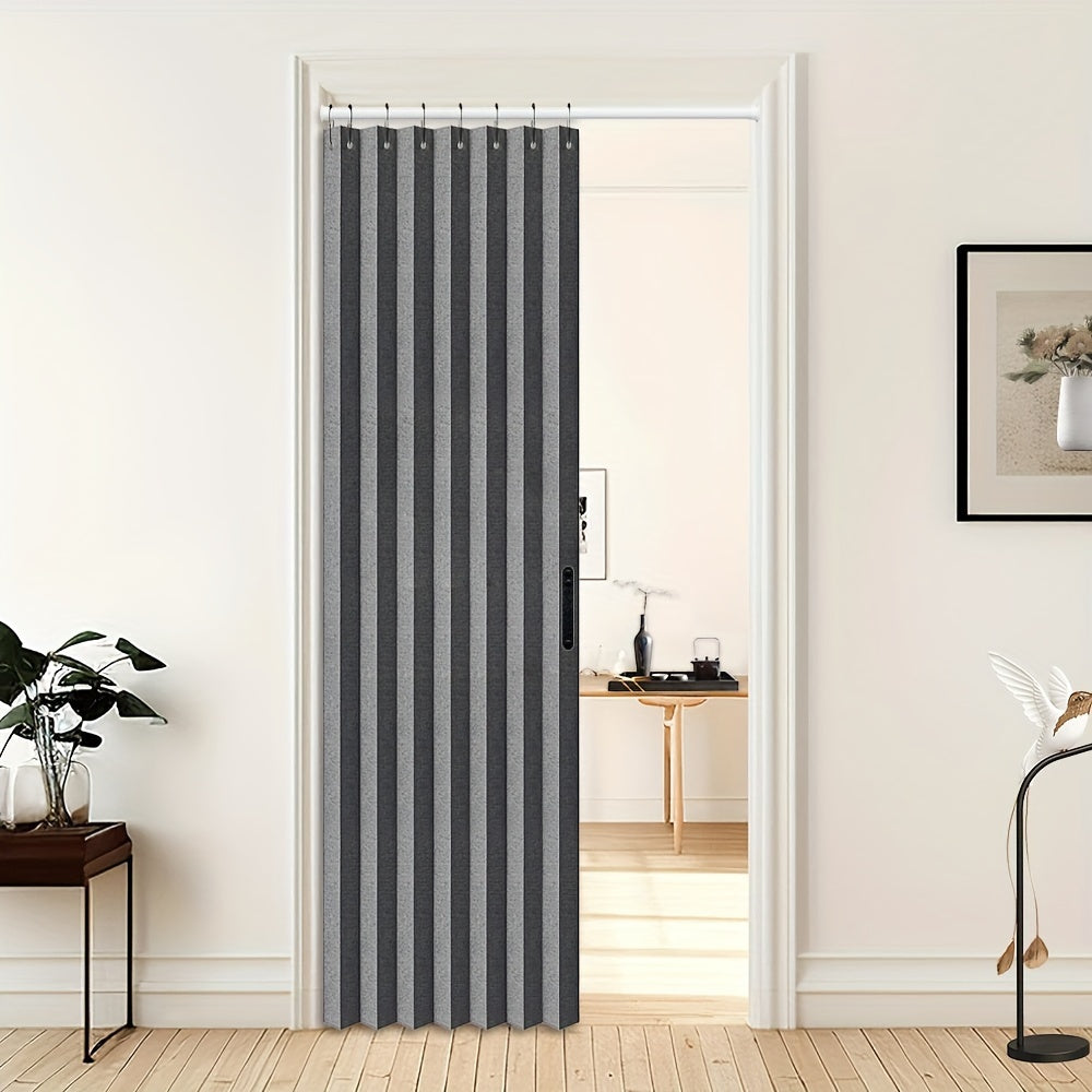 Set of 1 pleated blackout shades with hooks in an accordion-style folding design for windows, ideal for creating partitions in rooms. Suitable for living rooms, bedrooms, entrances, cloakrooms, office doorways, and French windows. Enhance your home decor