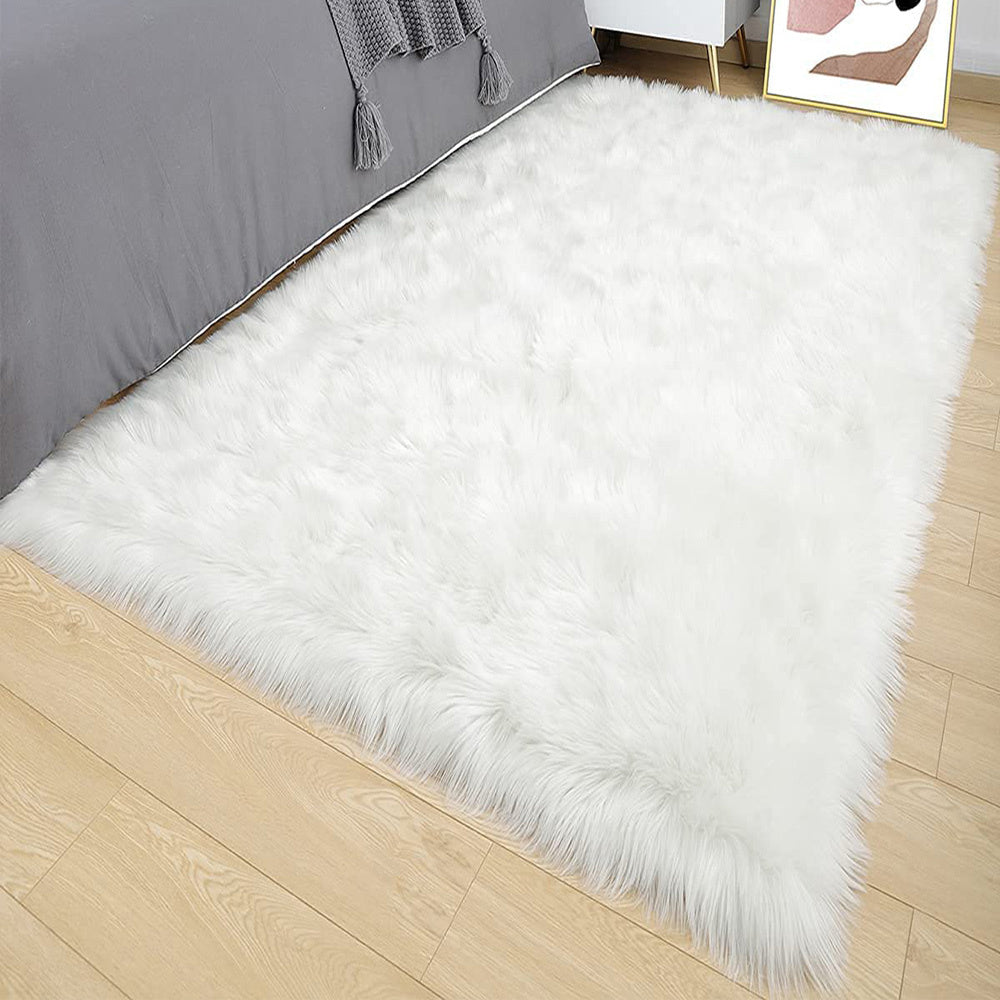 Plush Carpet Rug Perfect for Home Decor - Luxuriously Soft and Fluffy for Any Room in Your House