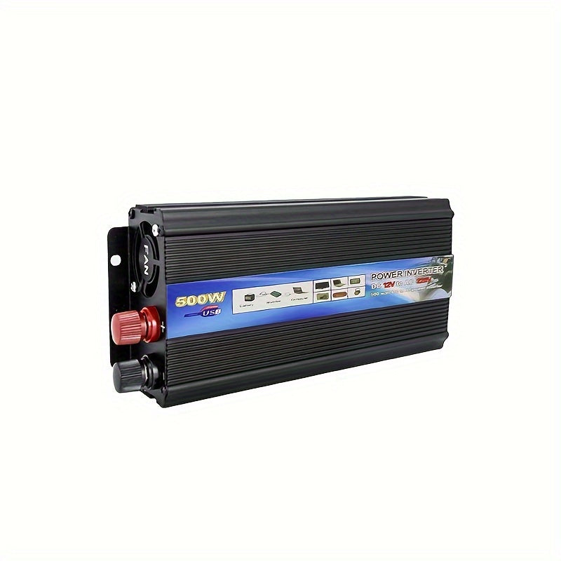 EAFC 2000W Portable Power Inverter for EU Plug, DC 12V to AC 220V-240V, Ideal for Laptops, TVs, Cameras, and Game Consoles, Hard Wiring Electrical for Vehicles.