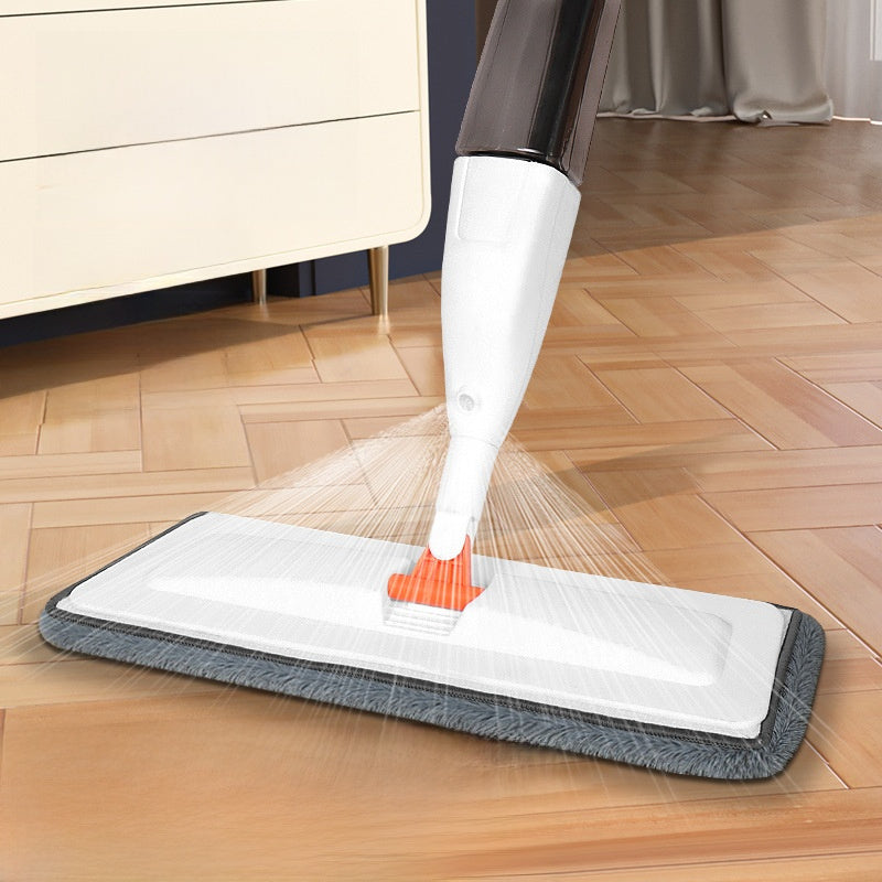 Stainless Steel Microfiber Spray Mop with Disinfectant Dispenser for Easy Cleaning of Floors and Surfaces in Bedroom, Bathroom, and Living Room