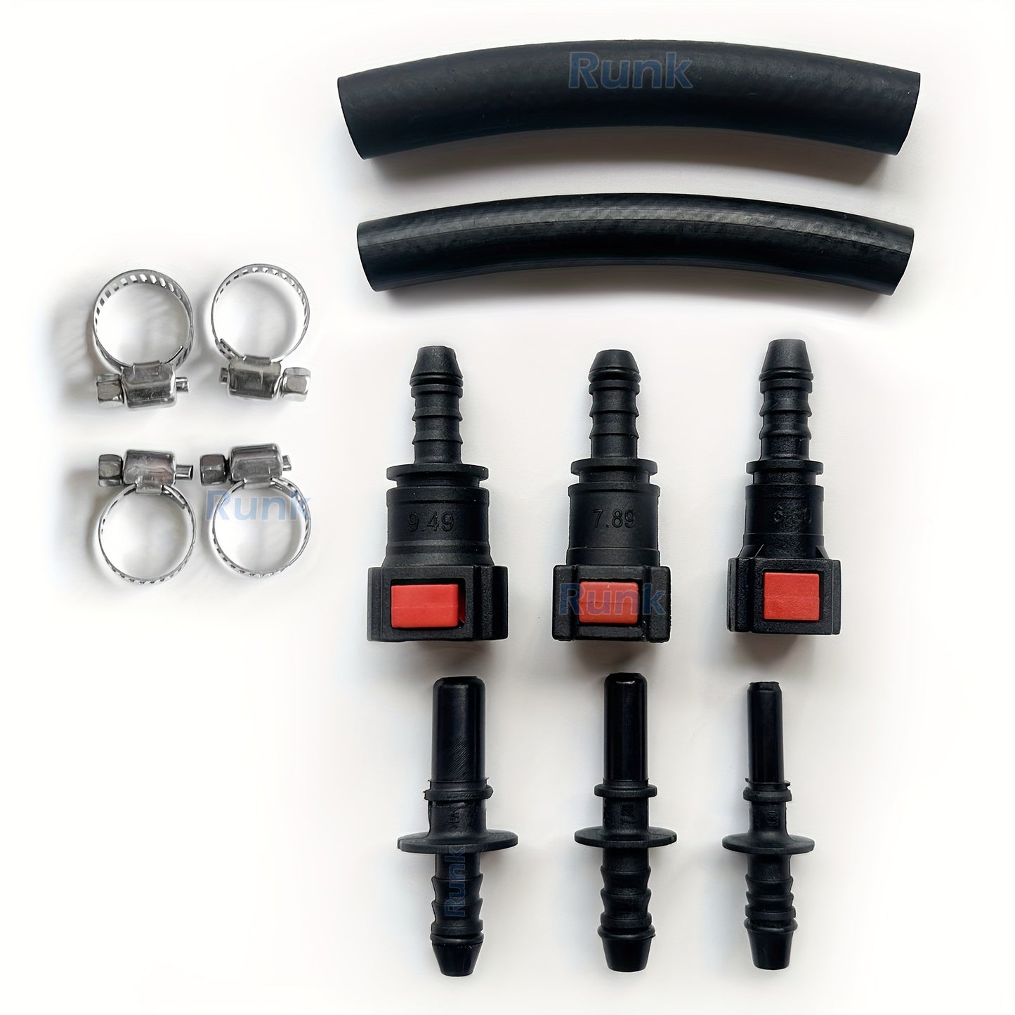 Fuel Pressure Test Kit with 0-100 PSI Gauge for Vehicles - Insulated and Durable Material