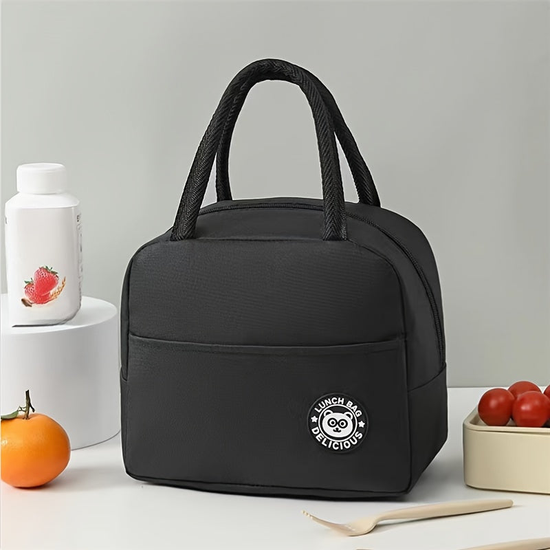 Sturdy Oxford Cloth Lunch Bag with Generous Insulation - Great for Work, School, Outdoor Adventures &picnics.