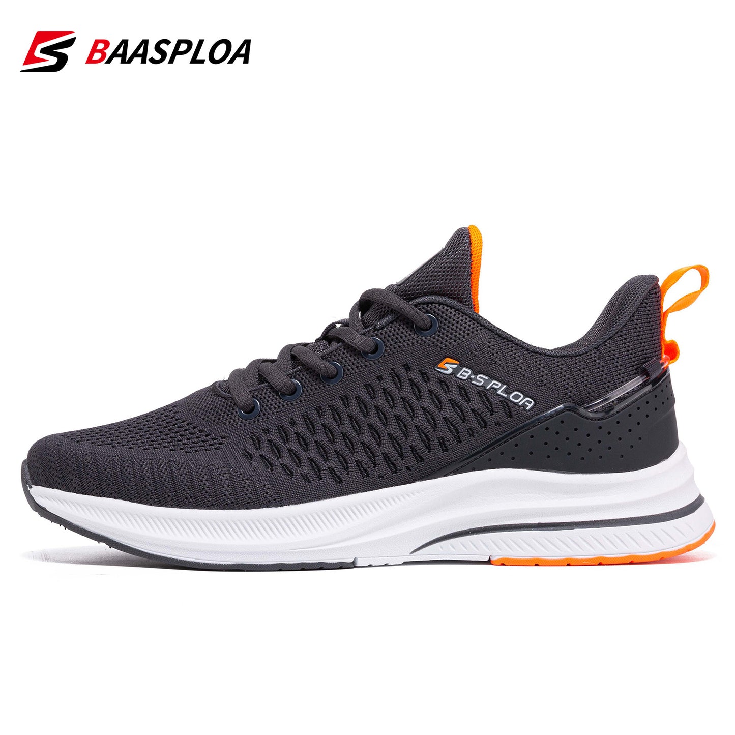 Men's lightweight mesh running shoes for gym, jogging, and tennis with breathable design and comfortable cushioning.