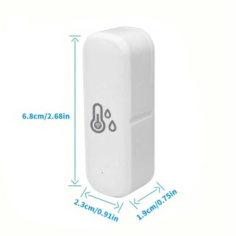 WiFi Smart Thermometer Hygrometer for indoor temperature and humidity control, with remote app control and USB power, ideal for rooms, greenhouses, and cellars - Battery-free.