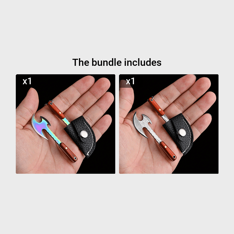 Unlock the potential of your outdoor adventures with this compact Men's outdoor keychain tool. This non-folding EDC knife is perfect for small tasks and features an easy-to-use design. The mini open embroidery knife can be used as a small kitchen knife