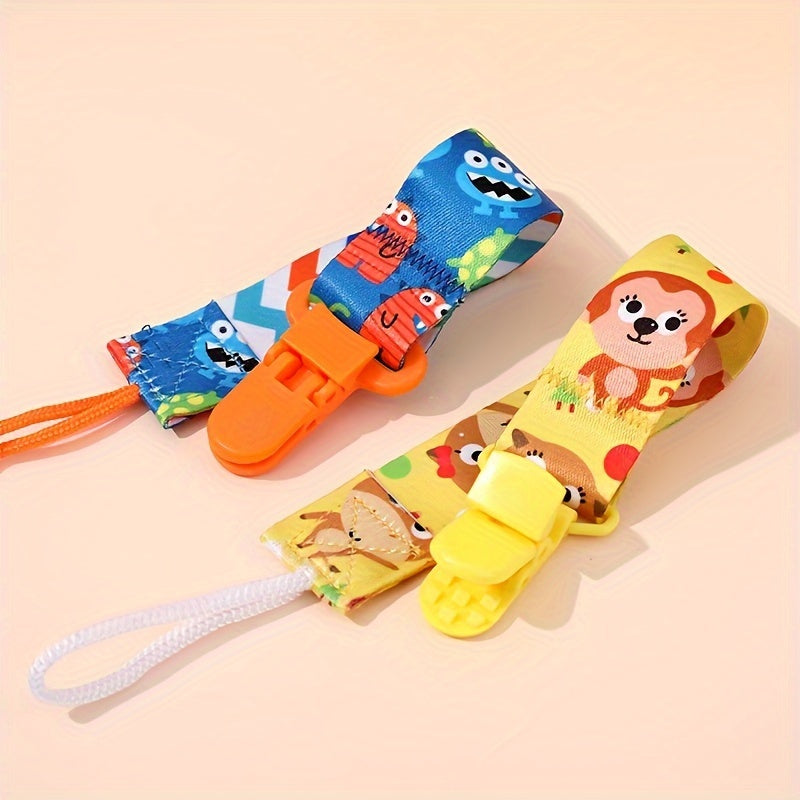 Youngsters Soothing Item Holder Clip by PanLynner - Adorable Cartoon Design, Soft Silicone, Great for Boys & Girls - Perfect Christmas & Halloween Present