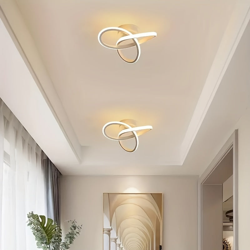 Dimmable LED ceiling light with switch control and adjustable color temperature. Ideal for various rooms.