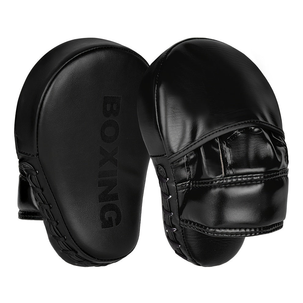 Boxing hand target for kickboxing and Muay Thai training.