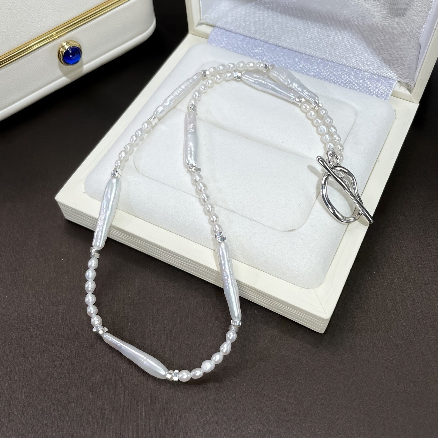 Baroque Pearl Necklace Featuring Multiple Styles - Made from Natural Stone, Perfect for July Birthdays, Suitable for Parties & Festivals - A Thoughtful Gift for Wife, Daughter, Friends, or Family for Valentine's Day, Birthdays, Christmas, or Anniversaries