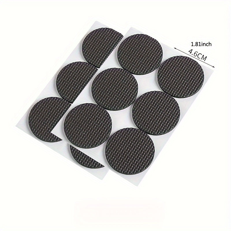 Rubber Furniture Pads with Self-Adhesive Backing - Non-Slip and Easy to Install Floor Protectors for Home Decor