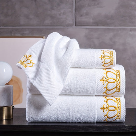 - Luxurious hotel spa towel set in pure white, thickened material
- Absorbent towels for adults, men, and women
- Available in sizes 34*74cm and 70*140cm