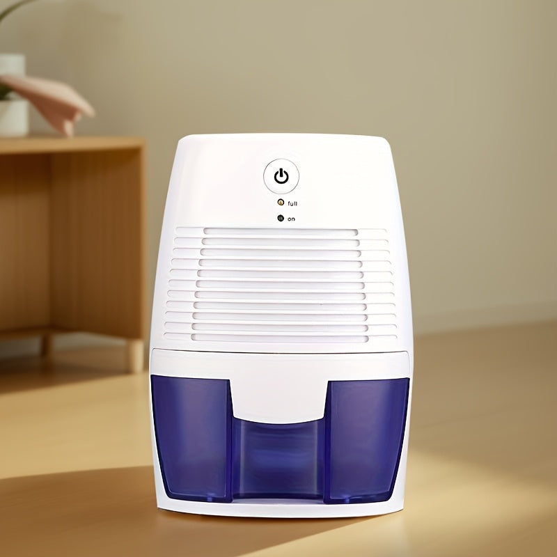 Home small silent dehumidifier for 5-10m² areas with simple one-button operation, high efficiency, and automatic shut-off. Ideal for cloakrooms and bedrooms.