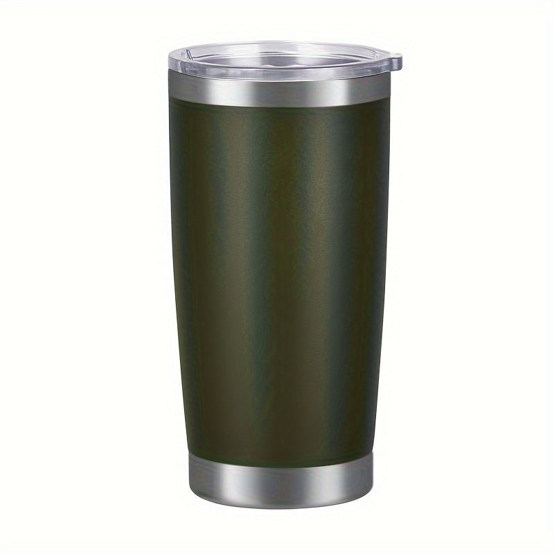 20oz stainless steel travel mug with double wall insulation and secure lid - ideal for holidays like Christmas, Halloween, Easter, Hanukkah, and Thanksgiving.