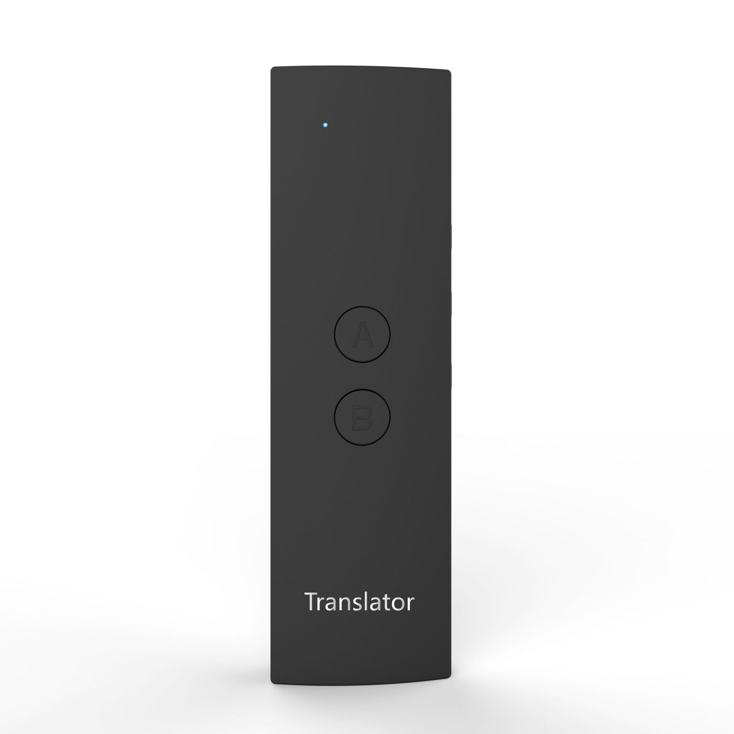 Compact portable device translates 69 languages in real-time with 2-way voice translation.